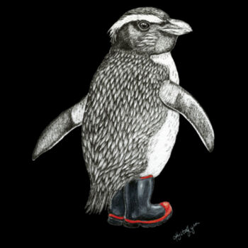 Penguin's Gumboots - Womens Mali Tee Design