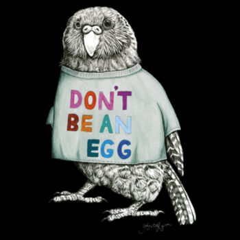 Don't Be an Egg - Kids Youth T shirt Design
