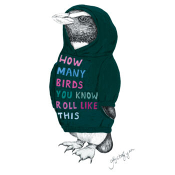 How Many Birds - Cushion cover Design