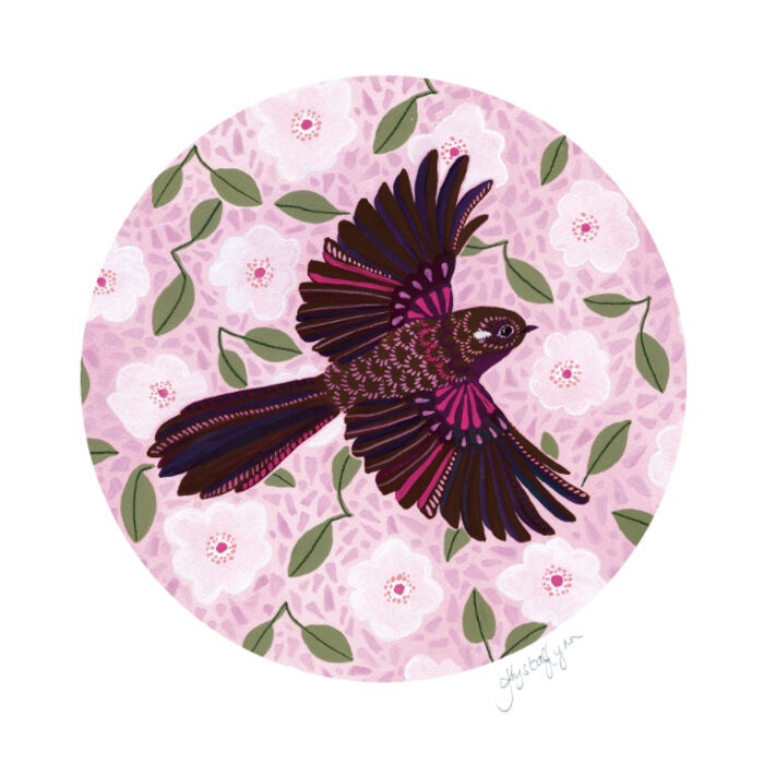 Piwakawaka's Floral Flight Thumbnail