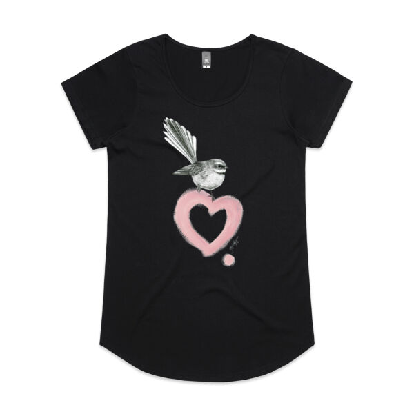 I Heart Piwakawaka - Womens Mali Tee Thumbnail
