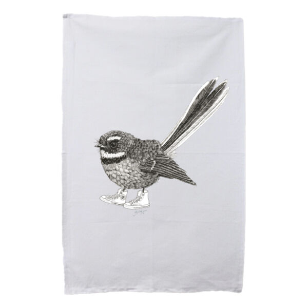 Piwakawaka's Chucks - Tea Towel Thumbnail