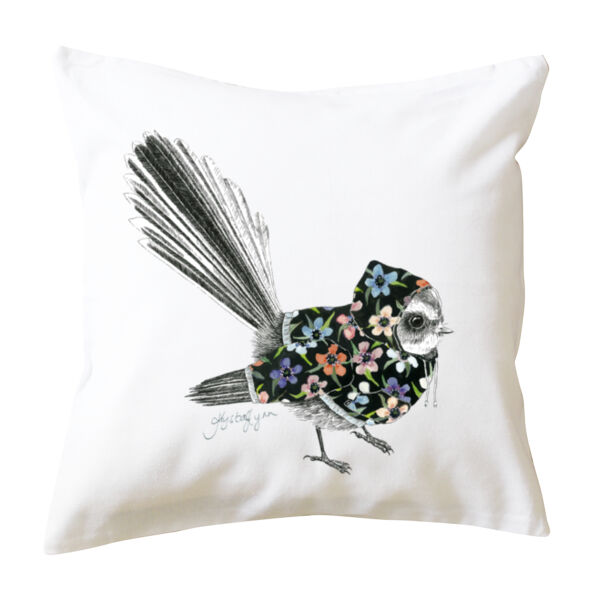 Piwakawaka's Hoodie - Cushion cover Thumbnail