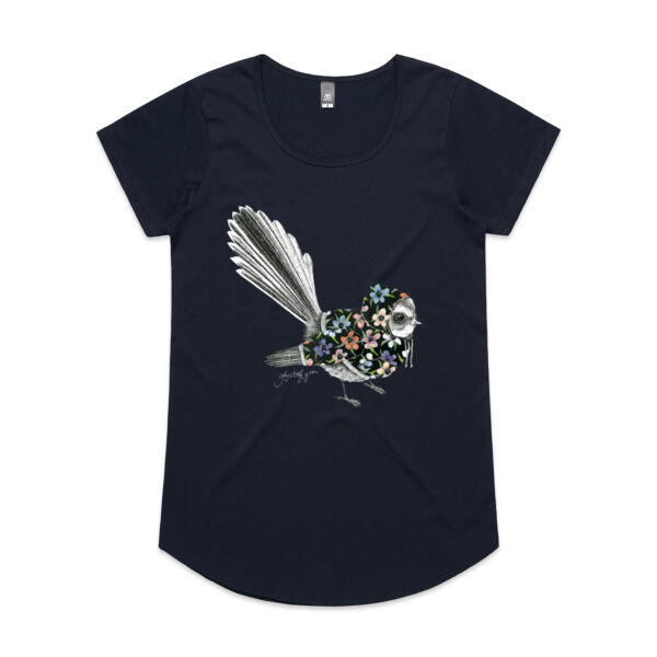 Piwakawaka's Hoodie - Womens Mali Tee Thumbnail