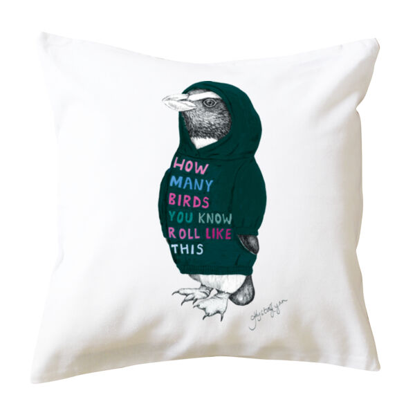 How Many Birds - Cushion cover Thumbnail