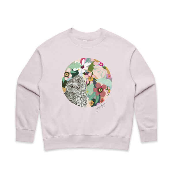 Ruru's Floral Dream - Women's Relax Crew Thumbnail
